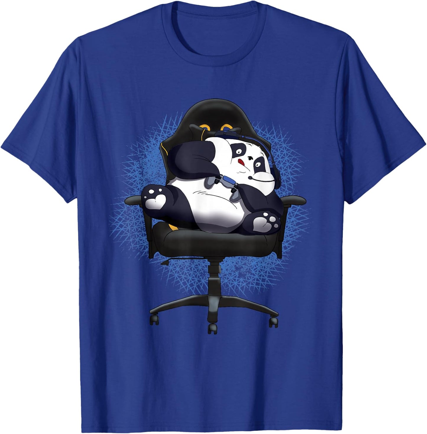 Gaming Panda Funny Gamer Video Games T-Shirt - T-Shirt | Royal