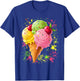 Ice Cream for Girls & Women - Ice Cream Cone T-Shirt - T-Shirt | Royal