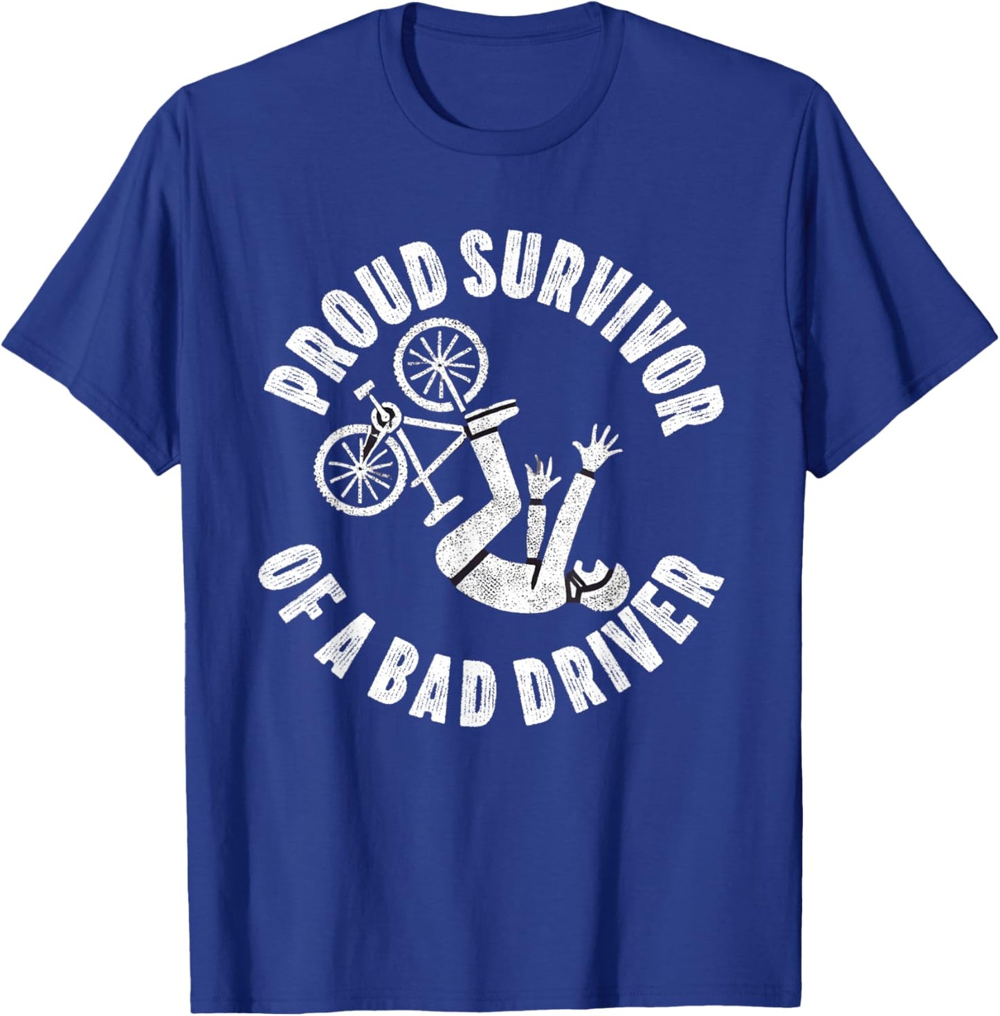 Bike Accident Get Well Bicycle Crash Survivor Recovery T-Shirt - T-Shirt | Royal