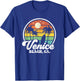Vintage Venice Beach California CA Surfing Retro Surf Gift T-Shirt - T-Shirt | Royal