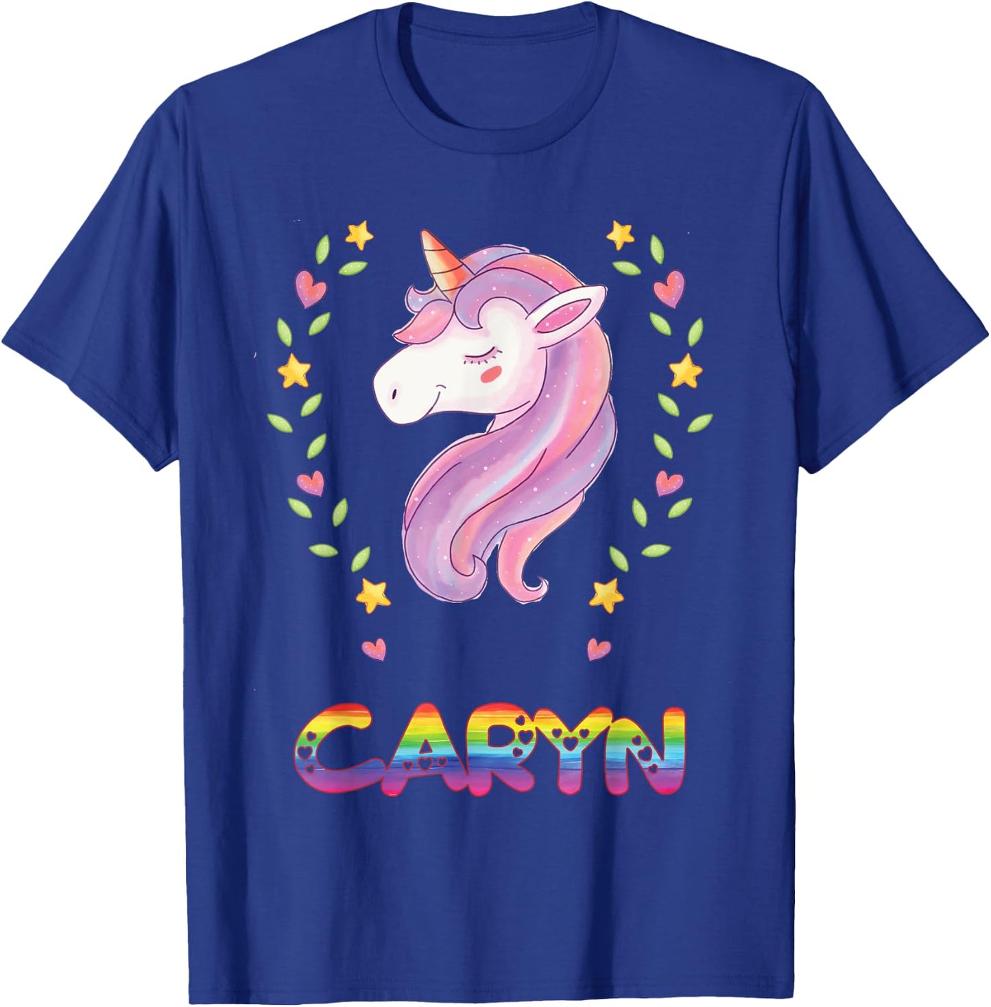Caryn Name T-Shirt - T-Shirt | Royal