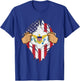USVI FLAG US VIRGIN ISLANDS Men Women Kids Gift T-Shirt - T-Shirt | Royal