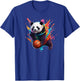 Basketball Panda Slam Dunk T-Shirt - T-Shirt | Royal