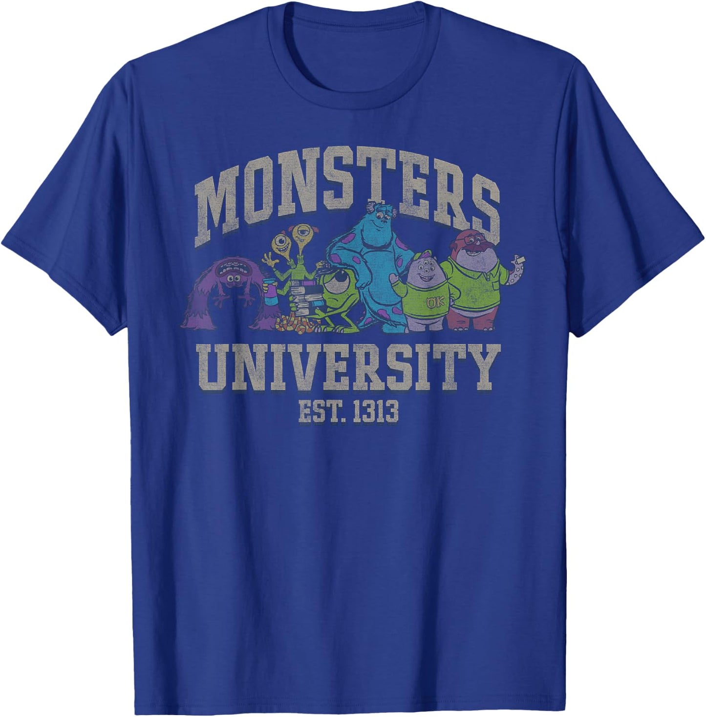 Disney Pixar Monsters University Est. 1313 Group Shot T-Shirt - T-Shirt | Royal
