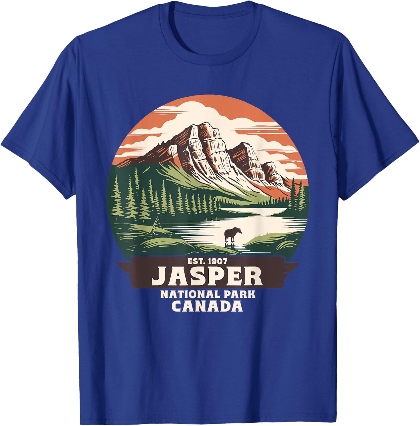Jasper National Park, British Columbia, Canada T-Shirt - T-Shirt | Royal
