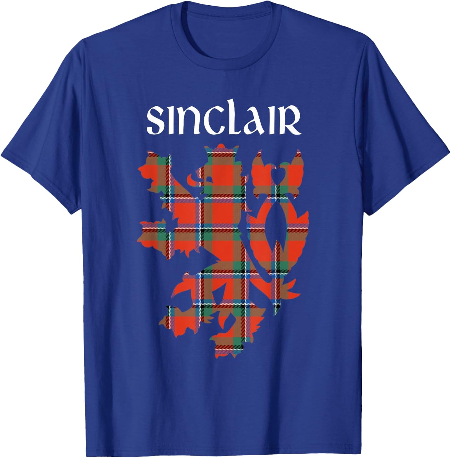Clan Sinclair Tartan Scottish Family Name Scotland Pride T-Shirt - T-Shirt | Royal