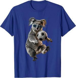 Koala Soccer Football T-Shirt - T-Shirt | Royal
