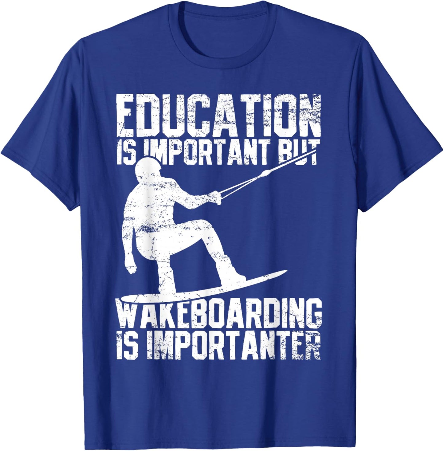 Wakeboarding Wakeboarder Wakeboard Vintage T-Shirt - T-Shirt | Royal