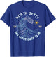 North Jetty Beach Big Wave Surf Club, surfing graphic T-Shirt - T-Shirt | Royal