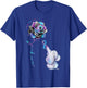Suicide Prevention Awareness Flower Elephant Ribbon Gift T-Shirt - T-Shirt | Royal