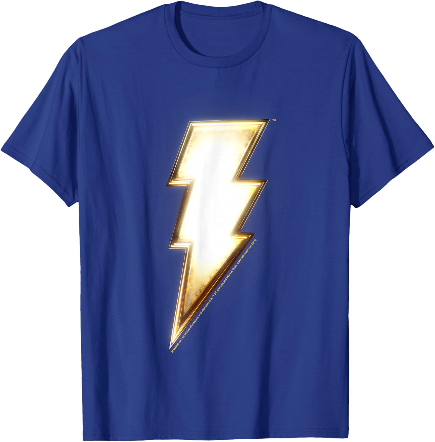 DC Comics Shazam Lightning Bolt T-Shirt - T-Shirt | Royal