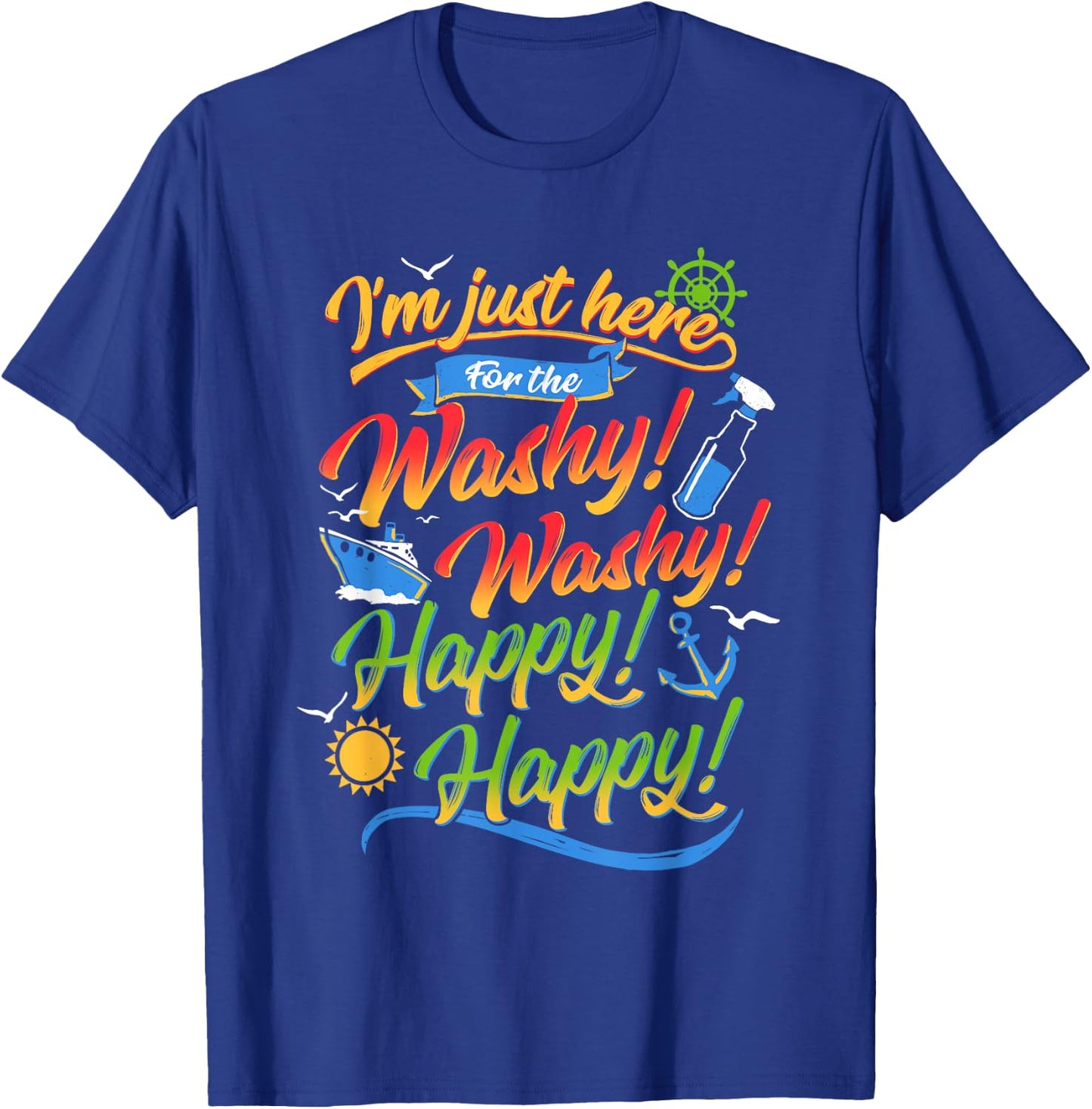 Washy Funny Family Cruise Ship Vacation Cruising 2020 Trip T-Shirt - T-Shirt | Royal