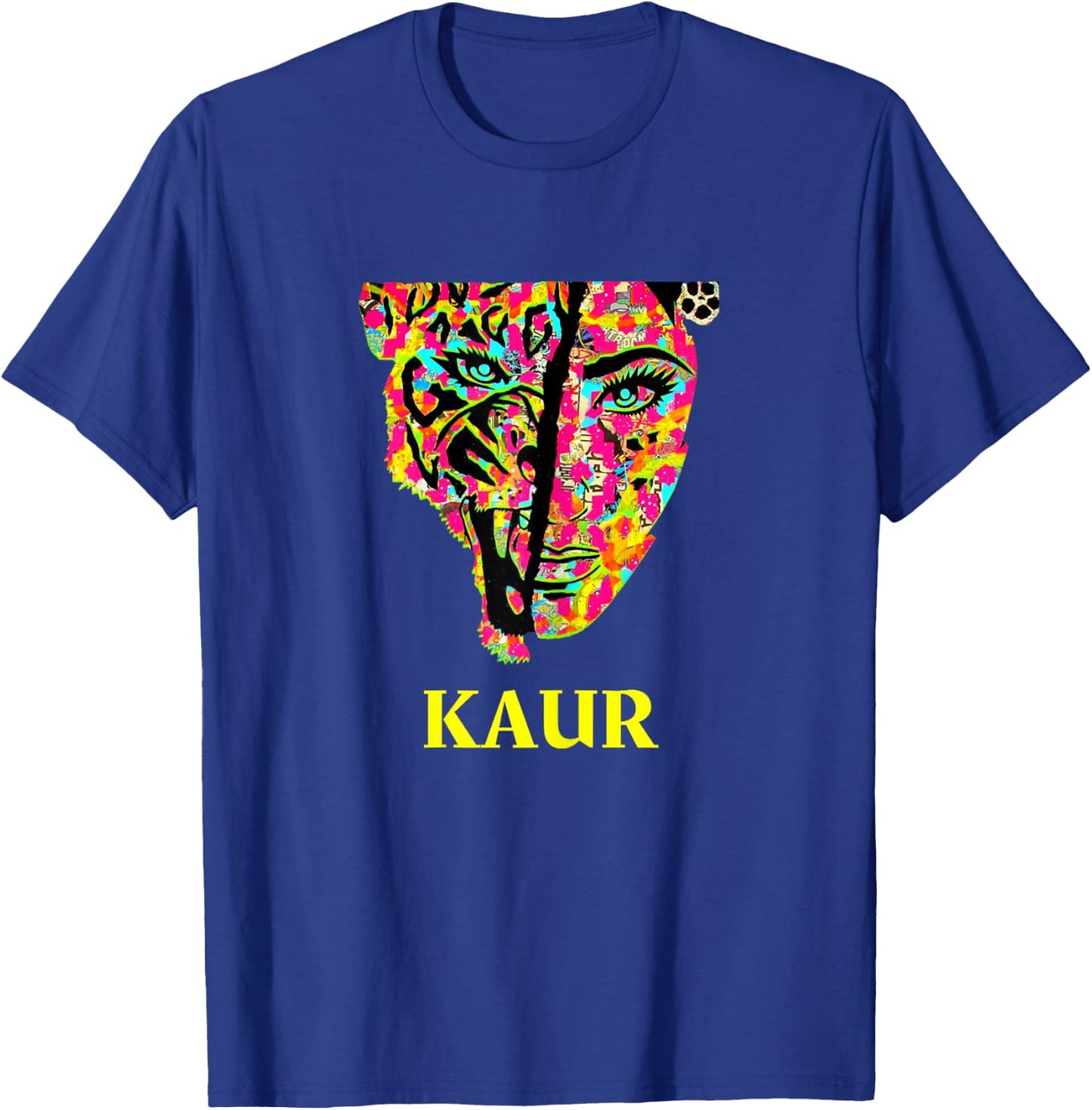 Kaur Sherni Lion - Sardarni, Sikh Punjabi, Woman Empowerment T-Shirt - T-Shirt | Royal
