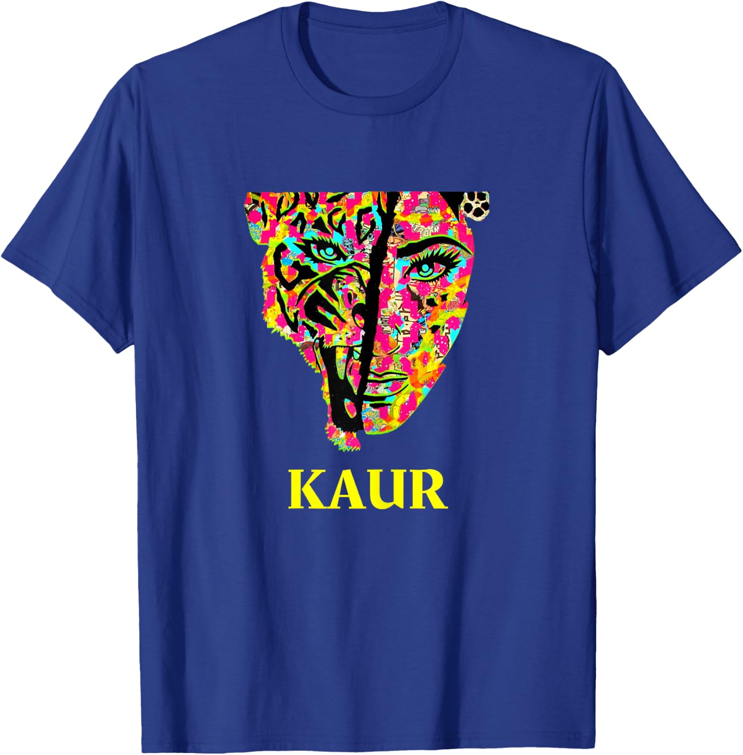 Kaur Sherni Lion - Sardarni, Sikh Punjabi, Woman Empowerment T-Shirt - T-Shirt | Royal