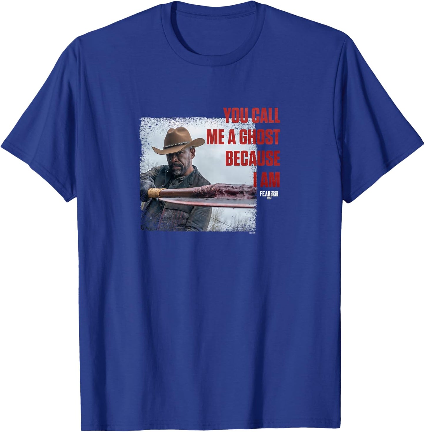 Fear The Walking Dead Morgan Call Me A Ghost T-Shirt - T-Shirt | Royal