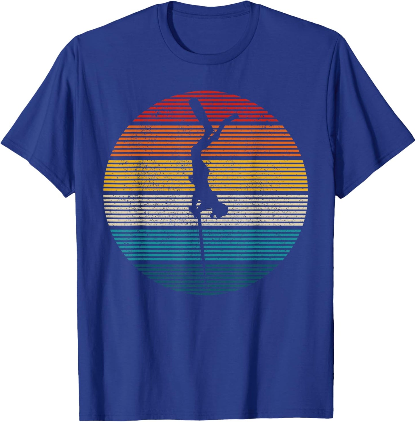 Spearfishing Vintage Spear Fishing Fisherman Gift T-Shirt - T-Shirt | Royal