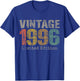 Vintage 1996 Limited Edition 29th Birthday Gifts 29 Year Old T-Shirt - T-Shirt | Royal