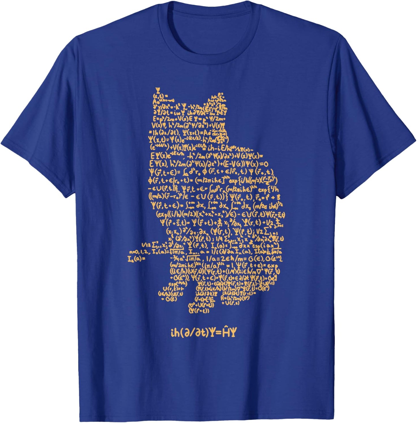 Maxwell Equations Electromagnetic Wave Physics T-Shirt - T-Shirt | Royal