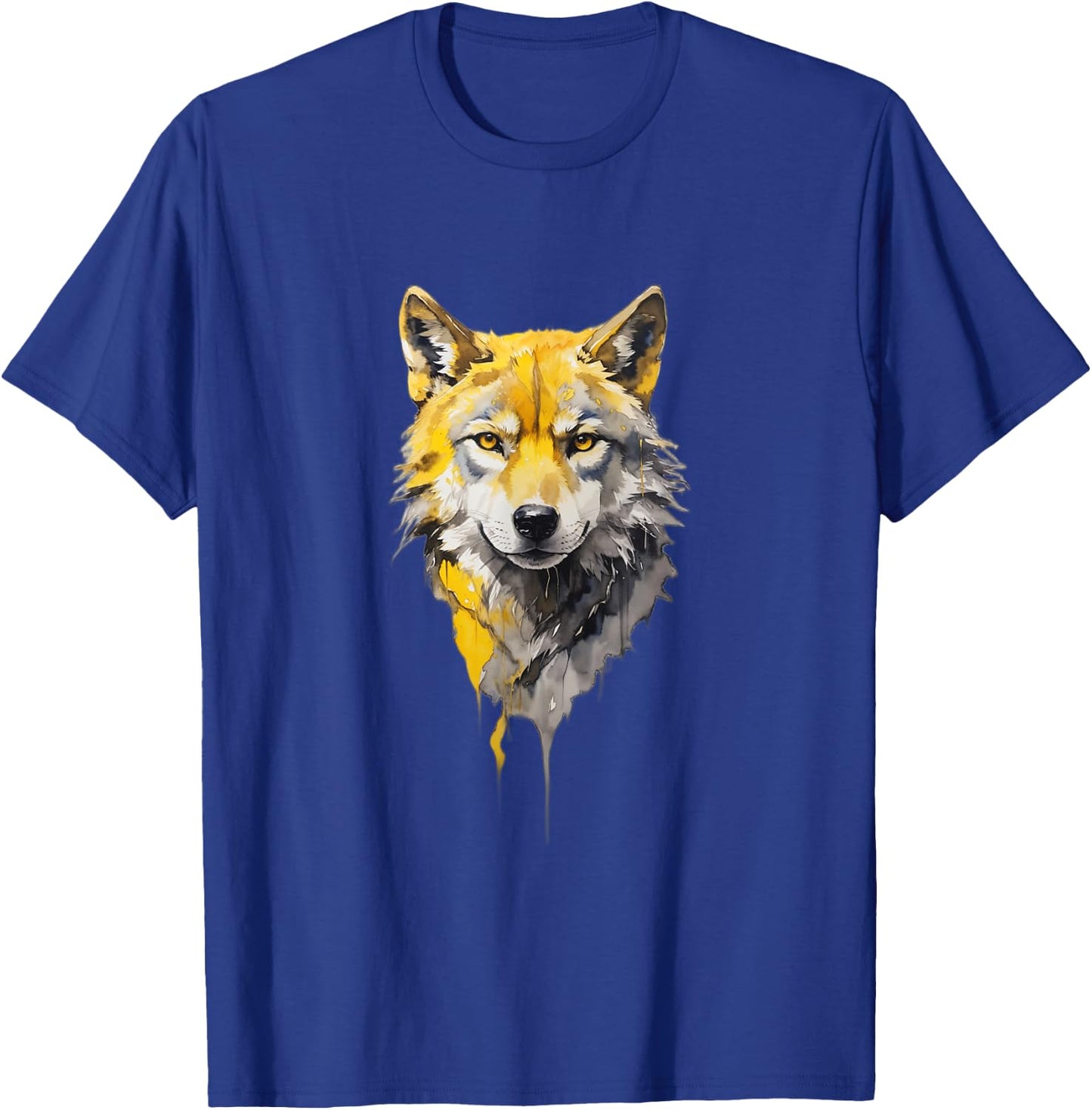 Wolf Lover Wolf Portrait T-Shirt - T-Shirt | Royal