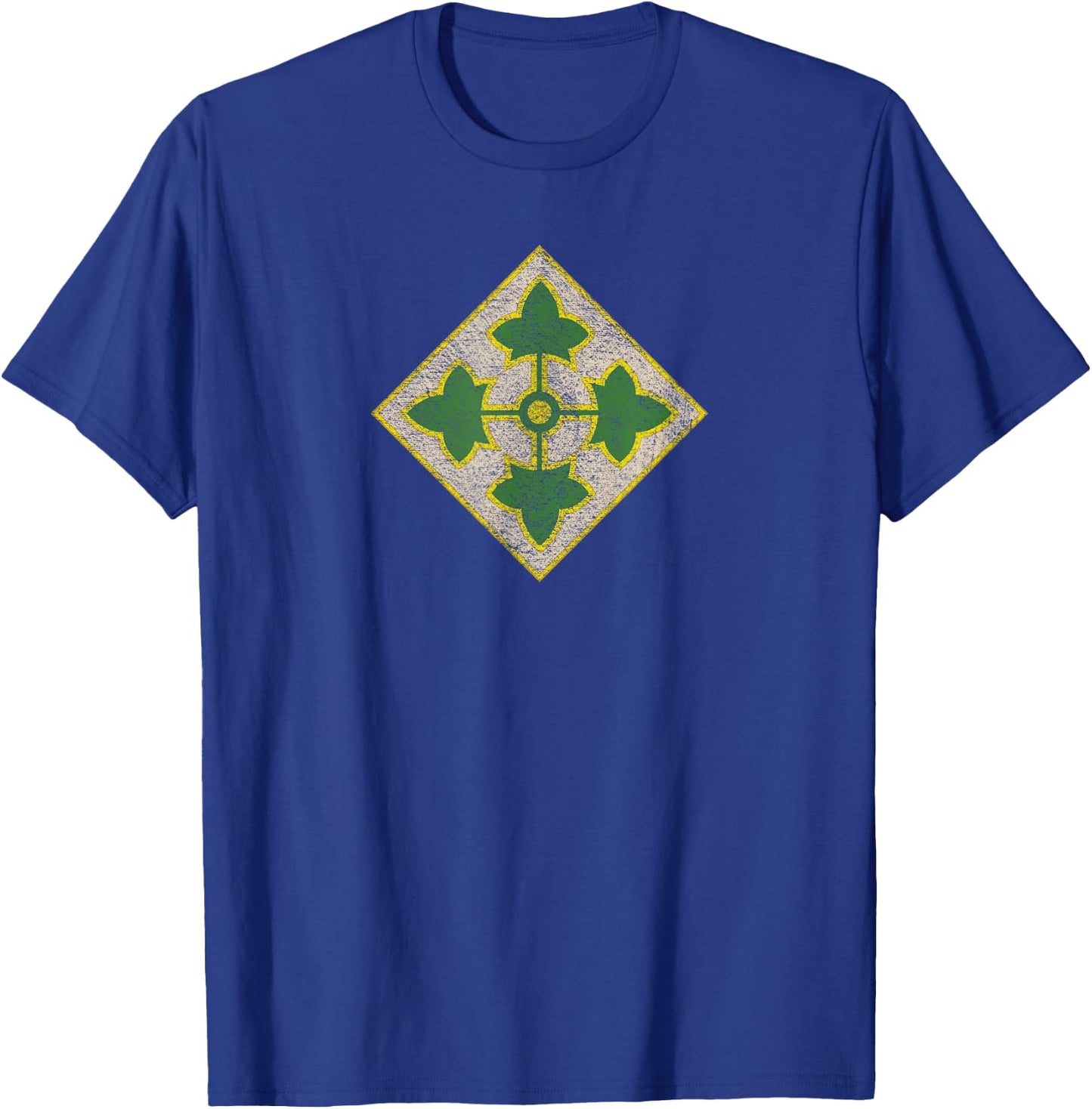 4th Infantry Division Army T-Shirt - T-Shirt | Royal