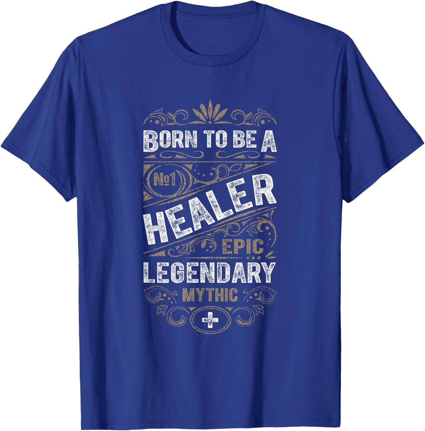 WoW Born To Be A Healer Legendary Gaming T-Shirt - T-Shirt | Royal
