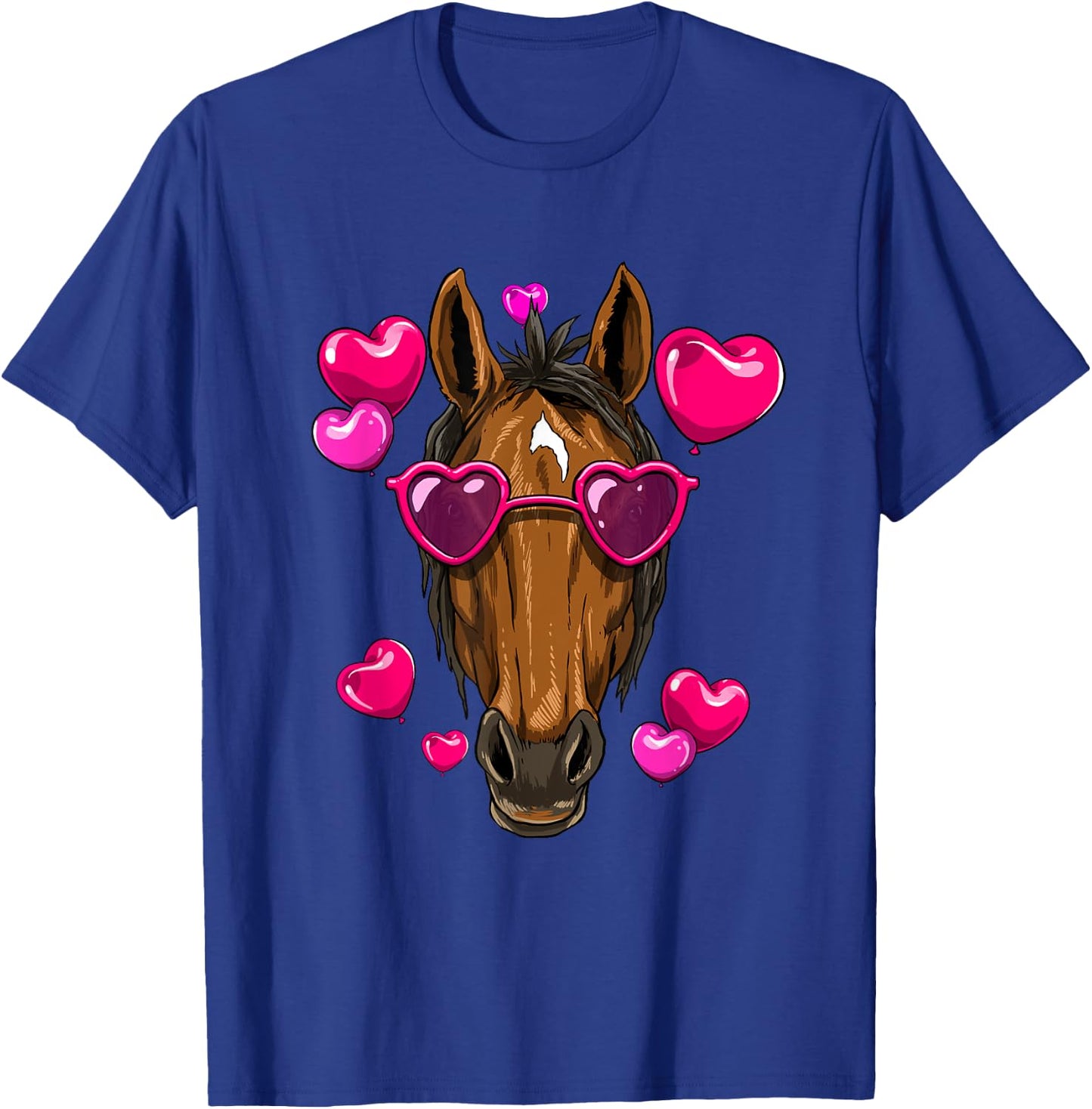Valentines Day Horse Funny Horse Lover T-Shirt - T-Shirt | Royal