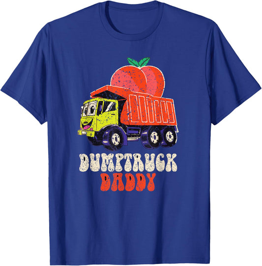 Dumptruck Daddy Funny T-Shirt - T-Shirt | Royal