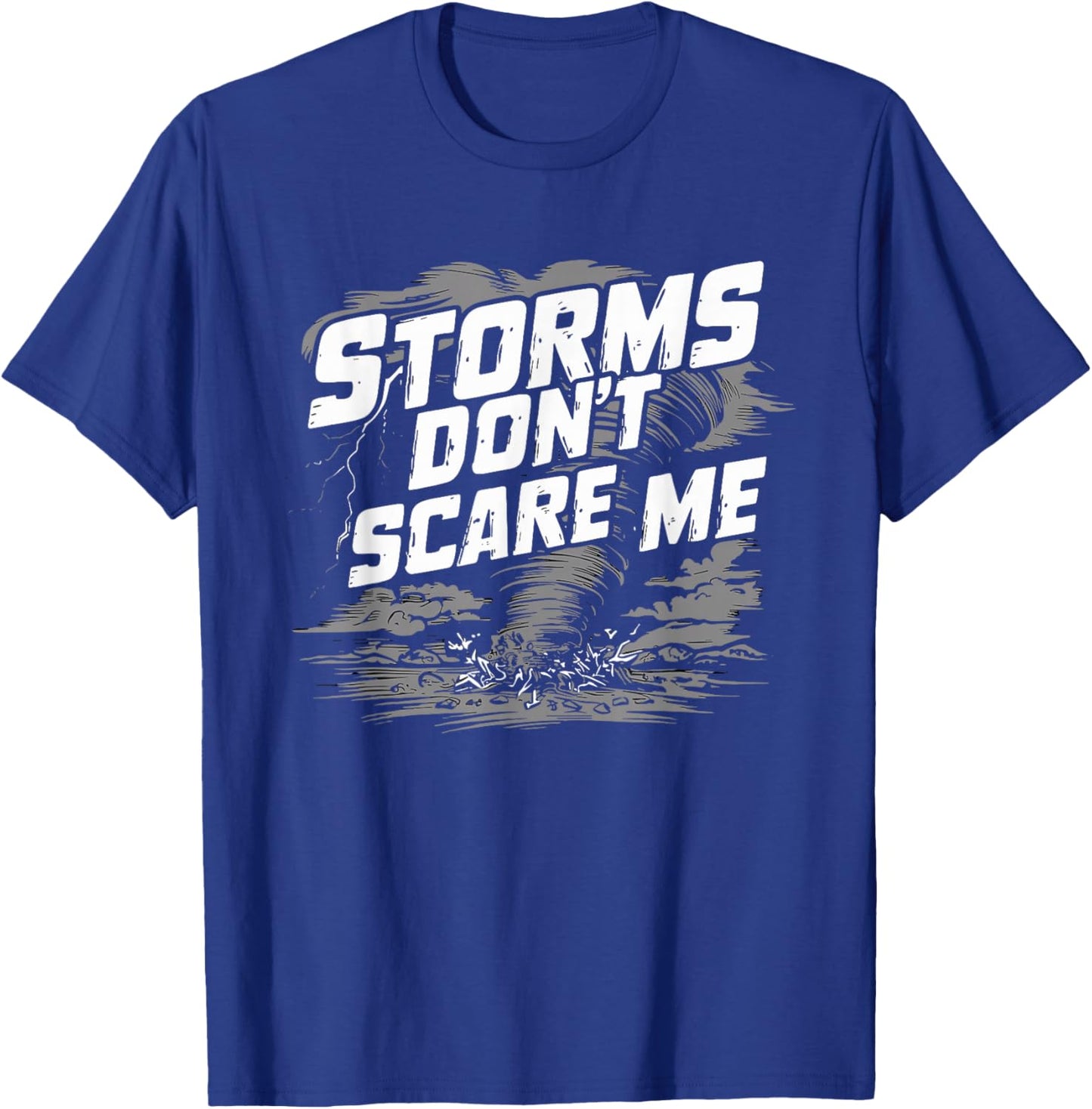 Extreme Weather Tornado Hunting Enthusiast Storm Tracker T-Shirt - T-Shirt | Royal