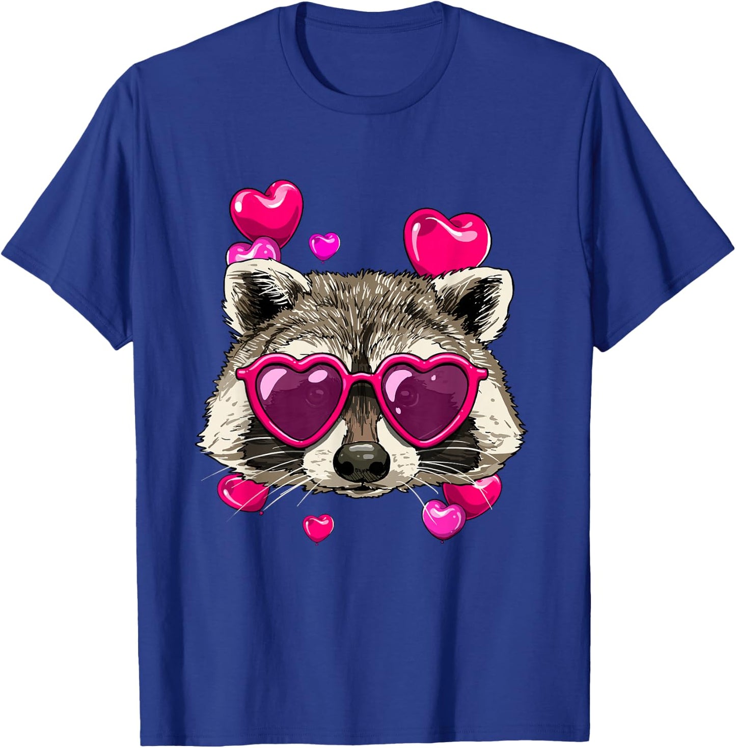 Valentine Raccoon Shirt Trash Panda Heart Raccoon Lover T-Shirt - T-Shirt | Royal