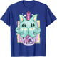 Kawaii Pastel Goth Creepy Creature Boba Bubble Tea Vaporwave T-Shirt - T-Shirt | Royal