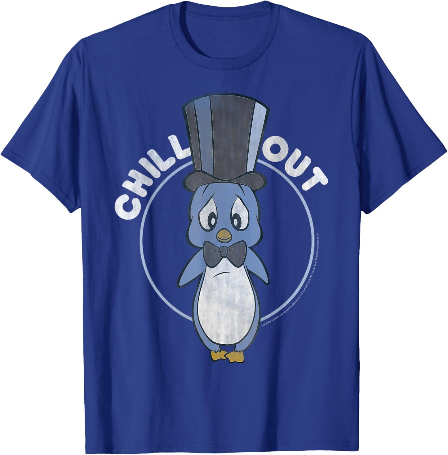 Looney Tunes Penguin Chill Out Portrait T-Shirt - T-Shirt | Royal