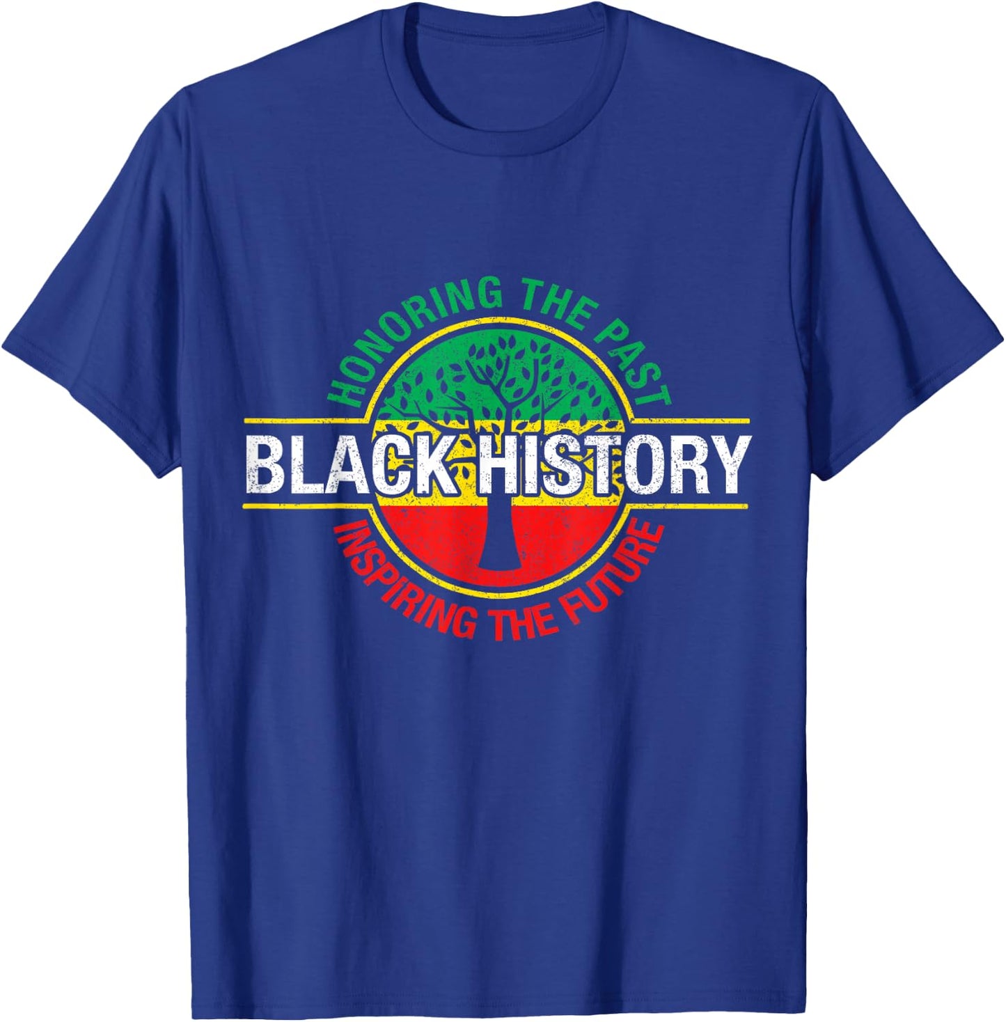 Black History Month Proud African American Black Pride T-Shirt - T-Shirt | Royal