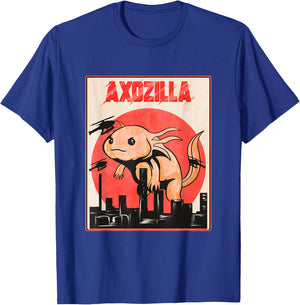 Axozilla - Funny Axolotl Lover T-Shirt - T-Shirt | Royal