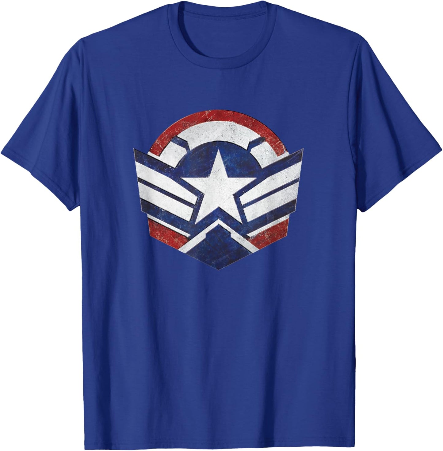 The Falcon and The Winter Soldier Captain America Star Icon T-Shirt - T-Shirt | Royal