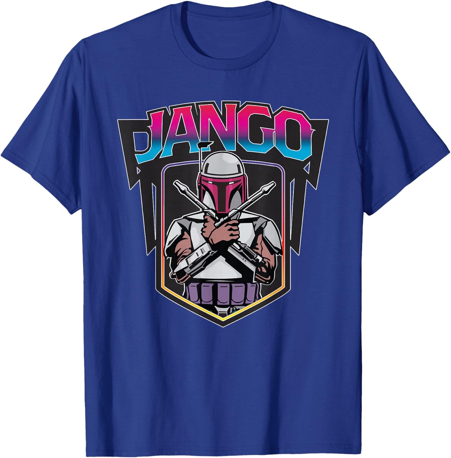 Star Wars Meet Jango Fett Mandalorian Icon T-Shirt - T-Shirt | Royal