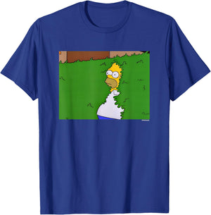 The Simpsons Homer Hedge Meme Small T-Shirt - T-Shirt | Royal