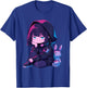 E-Girl Cute Anime Girl Goth Bunny Grunge Edgy Outfit T-Shirt - T-Shirt | Royal