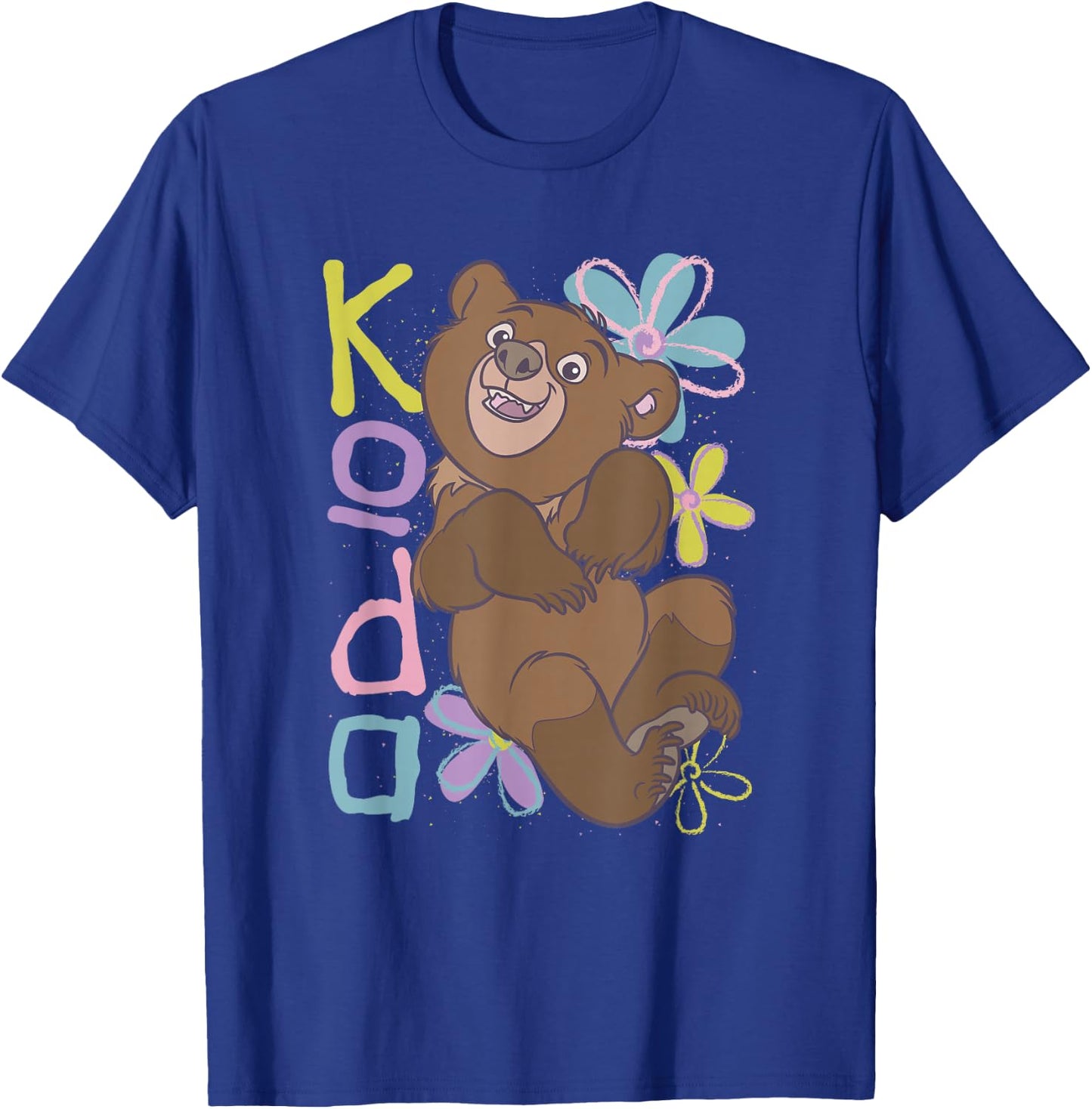 Disney Brother Bear Vintage Koda Wildflower Retro Poster T-Shirt - T-Shirt | Royal