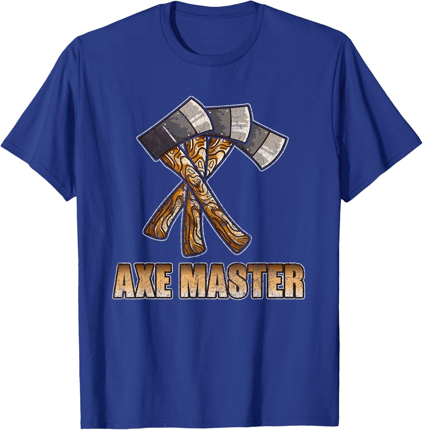 Axe throwing shirt gift lumberjack hatchet outdoorsmen T-Shirt - T-Shirt | Royal