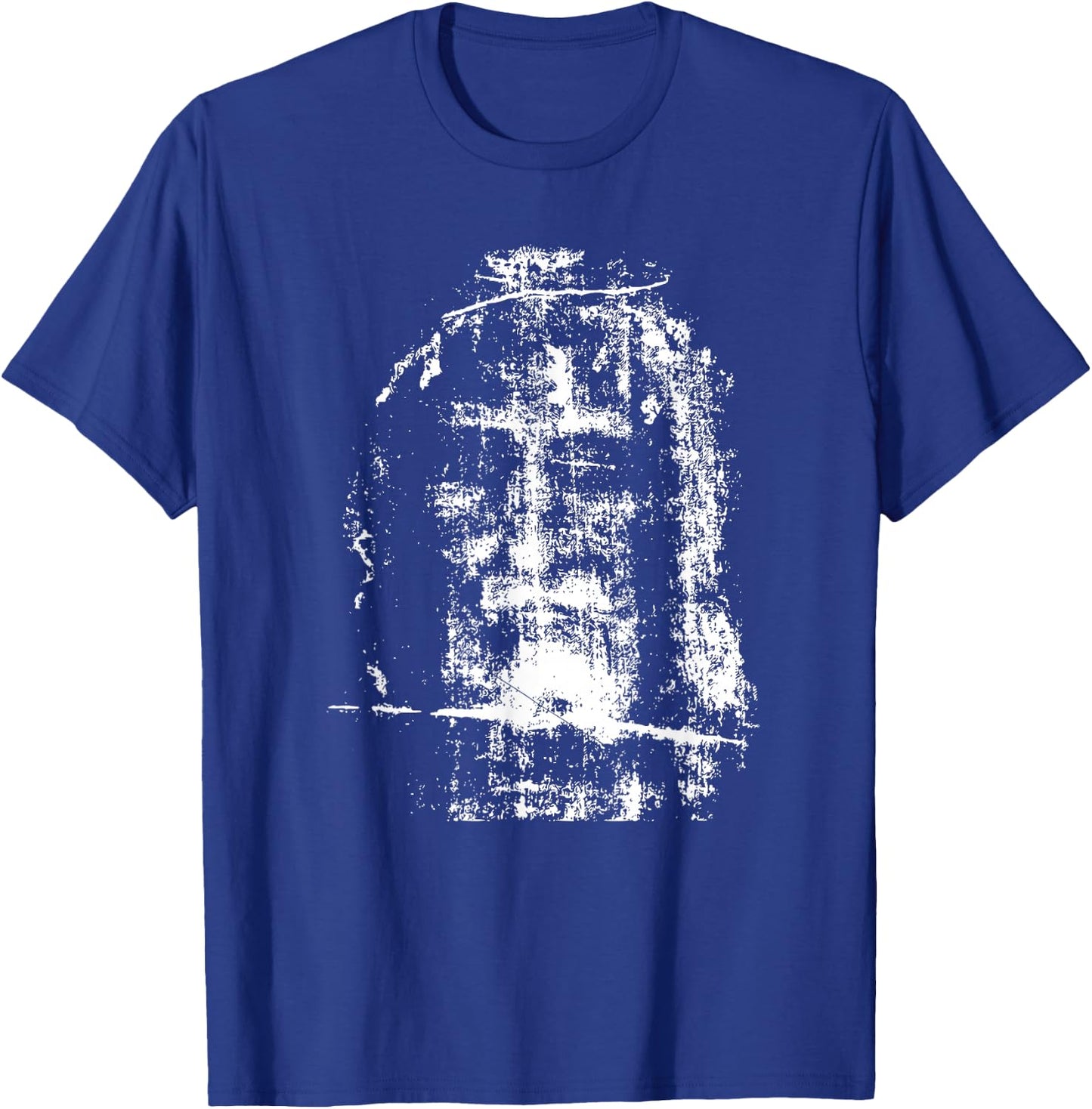 Shroud of Turin Jesus Christ Face T-Shirt - T-Shirt | Royal