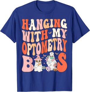 Funny Optometry Halloween Optometrist Eye Doctor T-Shirt - T-Shirt | Royal
