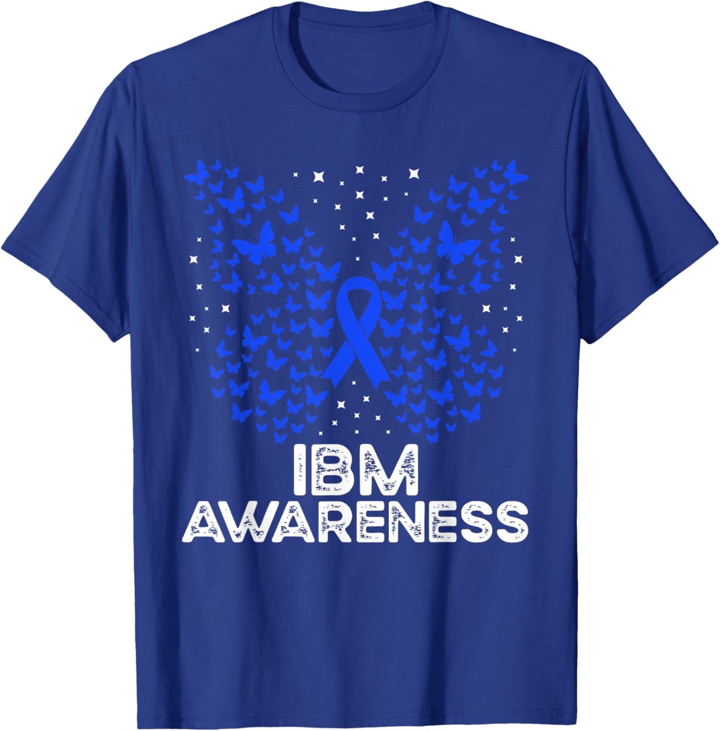 IBM Awareness IBM Butterfly T-Shirt - T-Shirt | Royal
