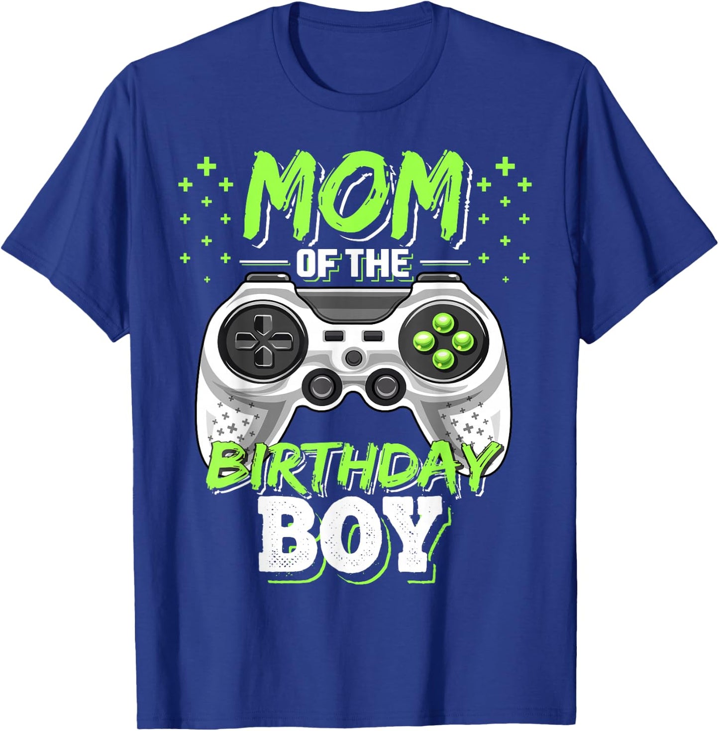 Mom of the Birthday Boy Matching Video Gamer Birthday Party T-Shirt - T-Shirt | Royal