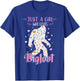 Funny Just a Girl Who Loves Bigfoot shirt Sasquatch Girl T-Shirt - T-Shirt | Royal