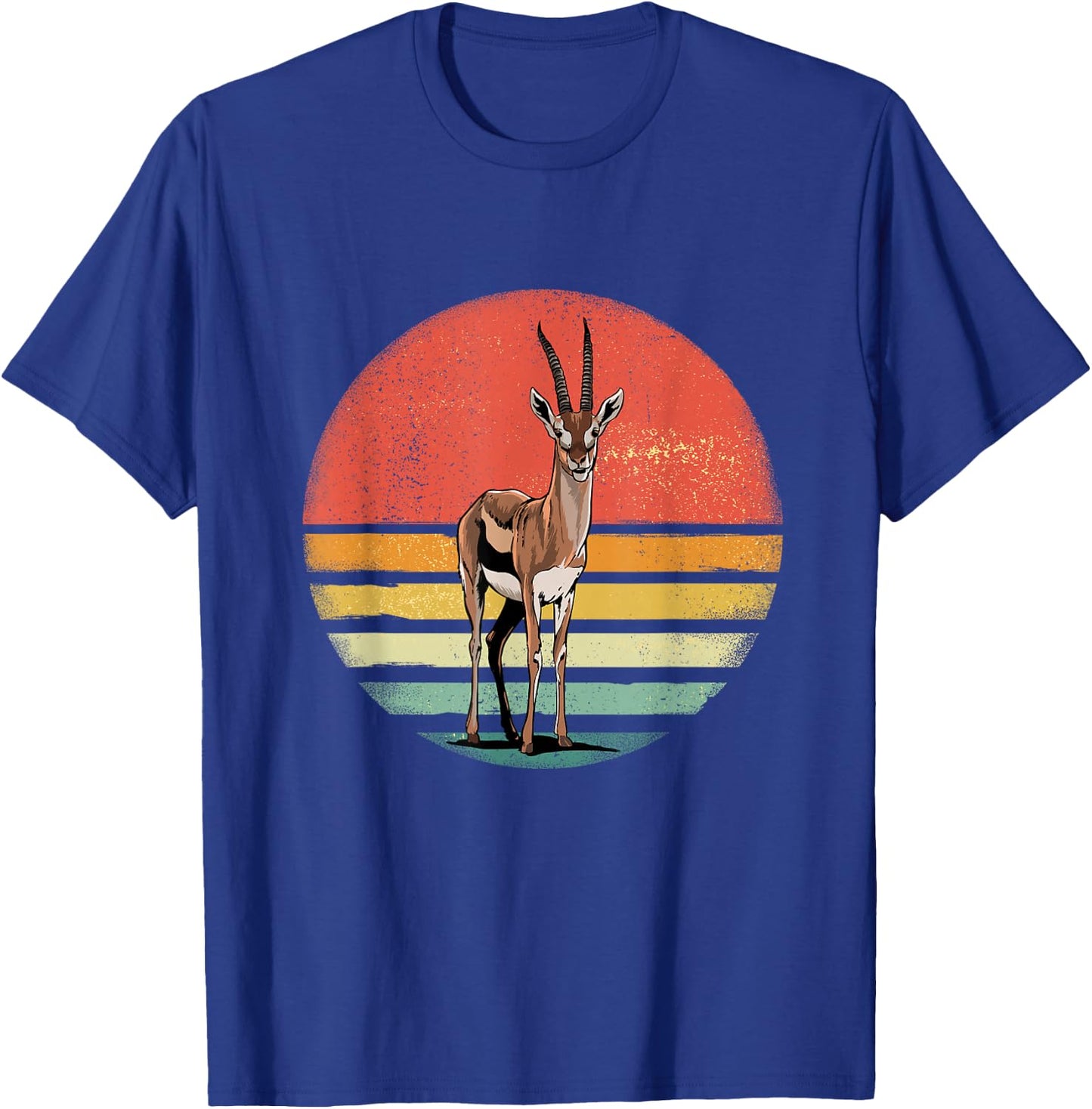 Retro Vintage Gazelle Animal - Gazelle Lover T-Shirt - T-Shirt | Royal