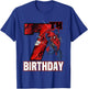 Marvel Spider-Man Web Swing 7th Birthday T-Shirt - T-Shirt | Royal