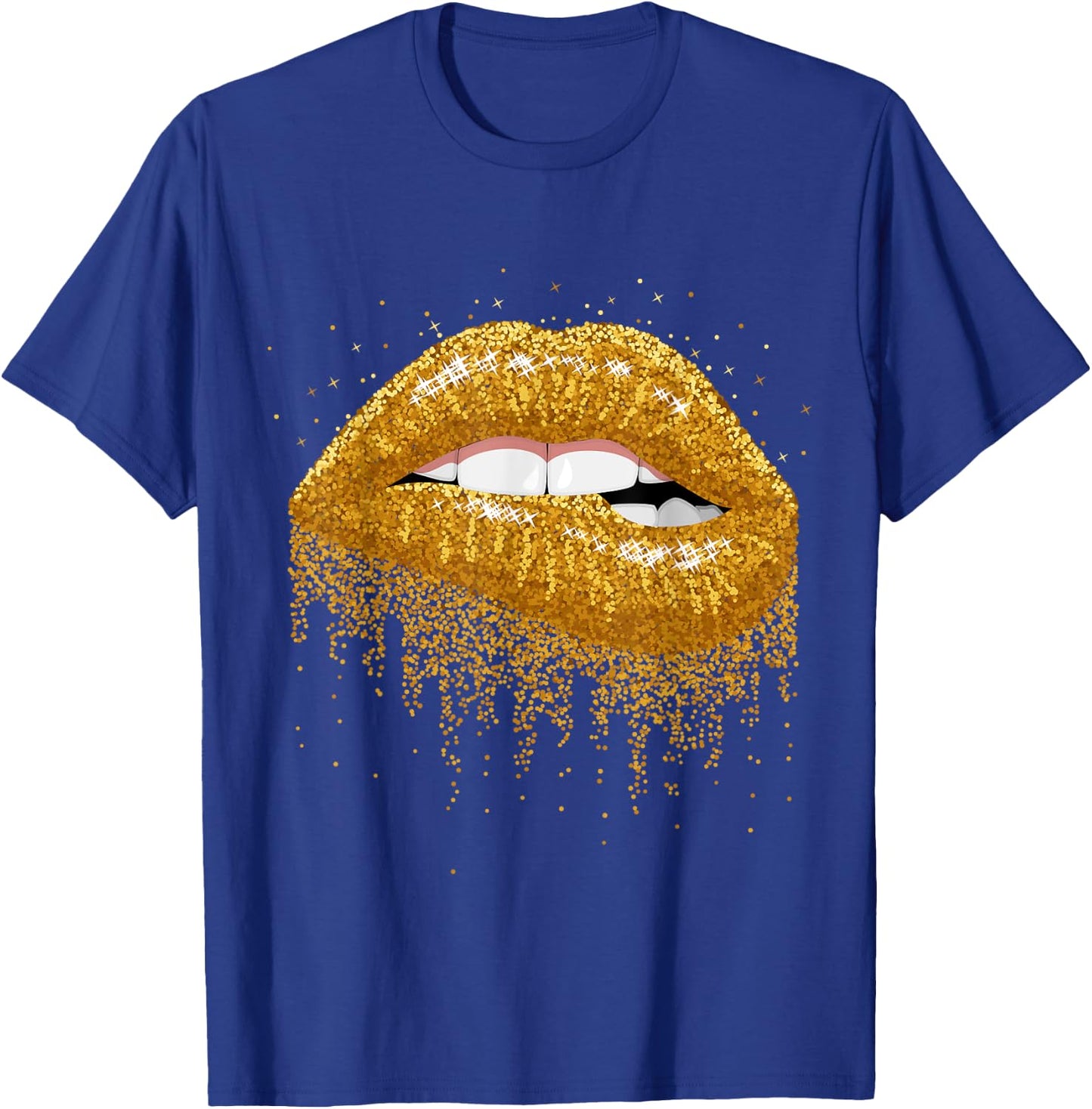 Sexy Women Girls Graphic Lips shirt, Women Printed Lips T-Shirt - T-Shirt | Royal