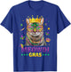 Meowdi Gras Mardi Gras Cat Lover New Orleans Louisiana USA T-Shirt - T-Shirt | Royal