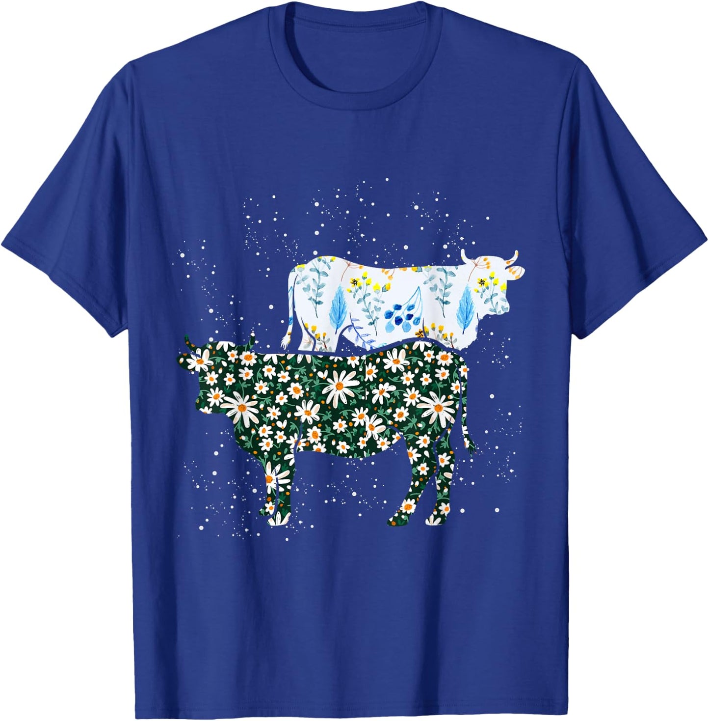 Vintage Cow T-Shirt - T-Shirt | Royal