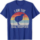 Catch Some Rays Vintage Retro I Am The Quail Whisperer Black Women's Medium Adult Classic Fit Polyester Short Sleeve T-Shirt - T-Shirt | Royal